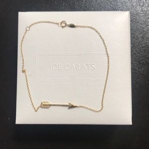 Cute arrow ankle bracelet